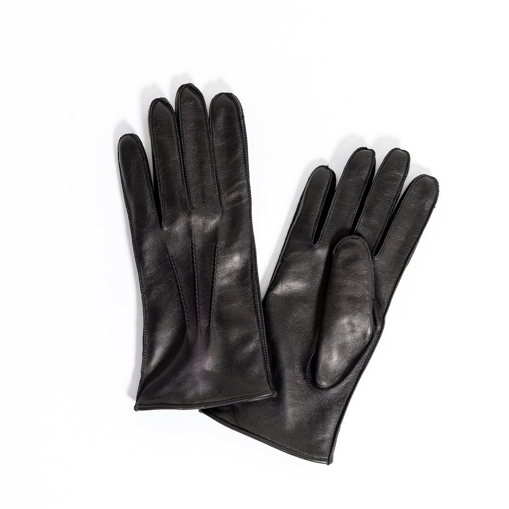 Miesten nahkakäsine, musta