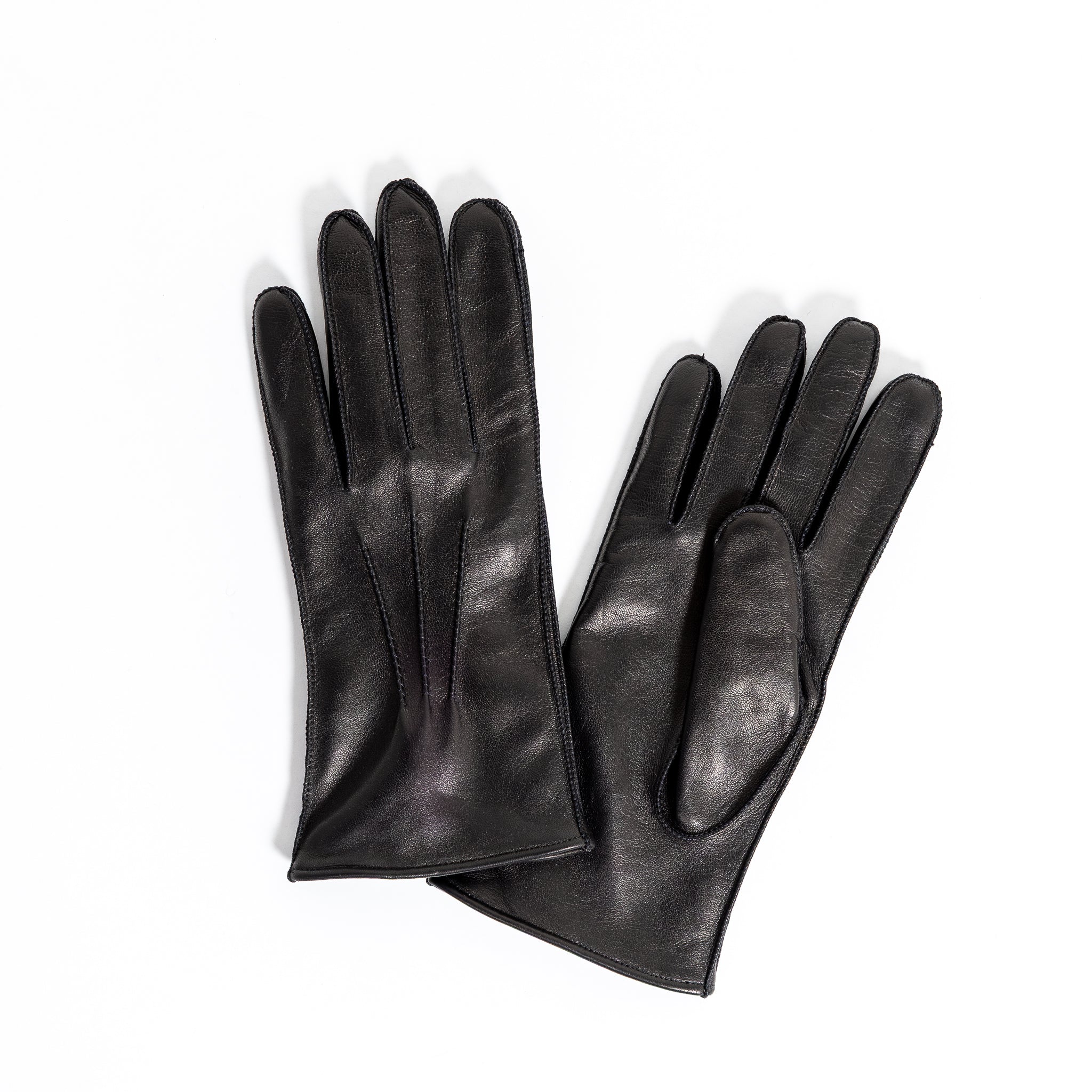 Miesten nahkakäsine, musta