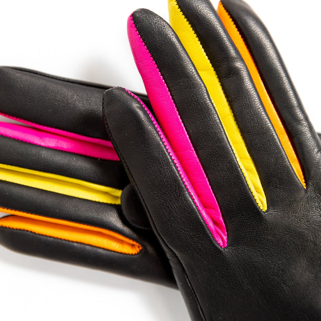 Naisten nahkakäsine, kevään hitti, musta