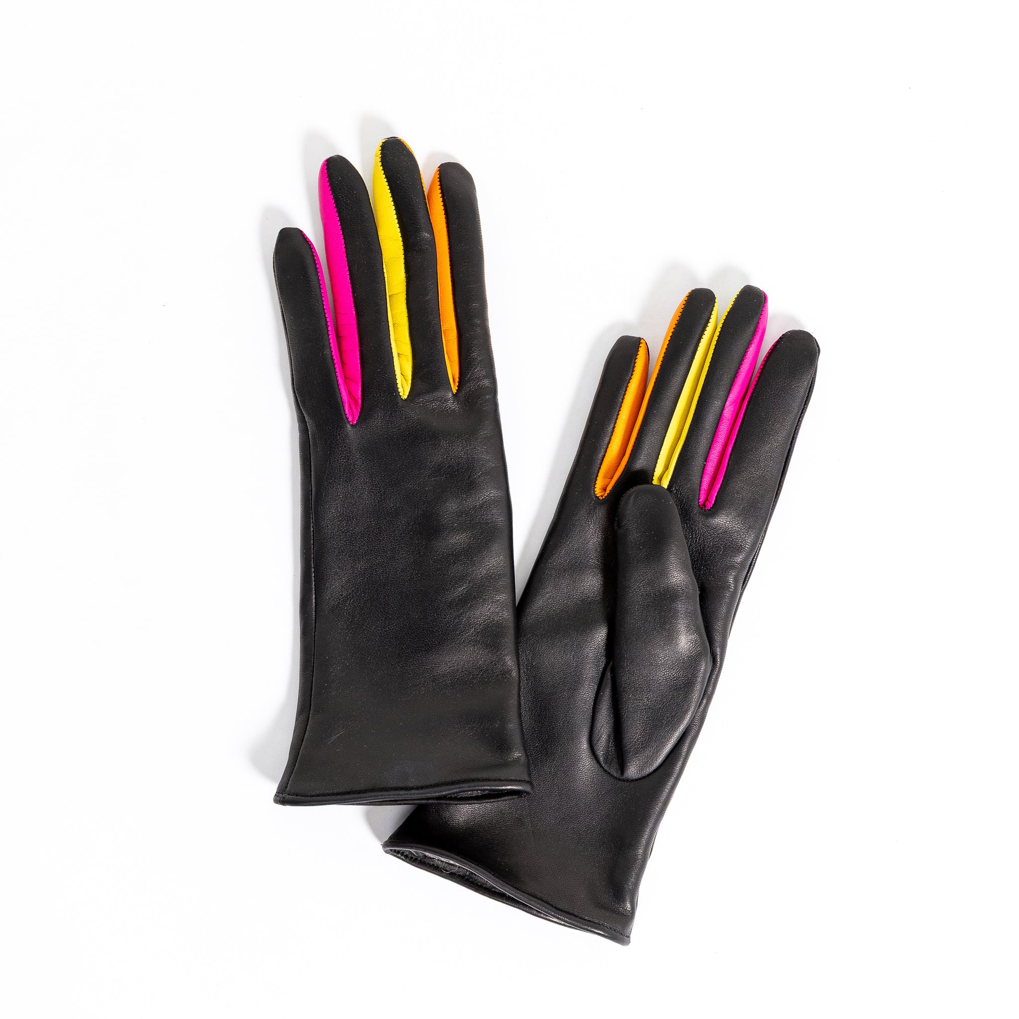 Naisten nahkakäsine, kevään hitti, musta