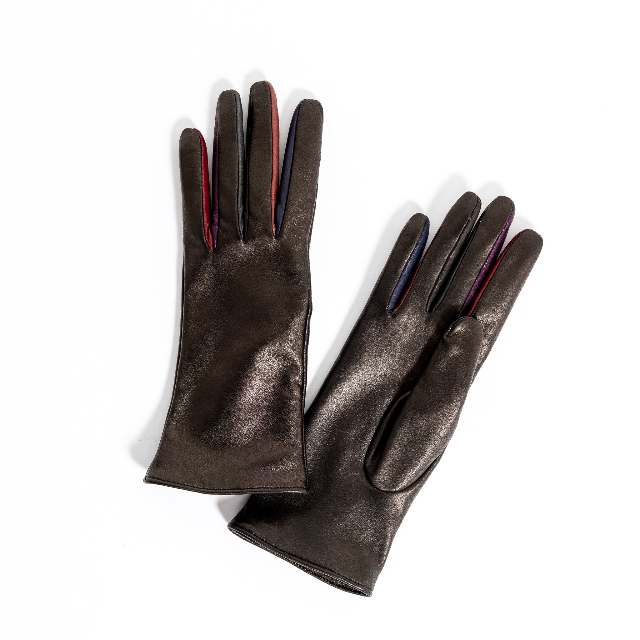 Naisten nahkakäsine, syksyn hitti, musta