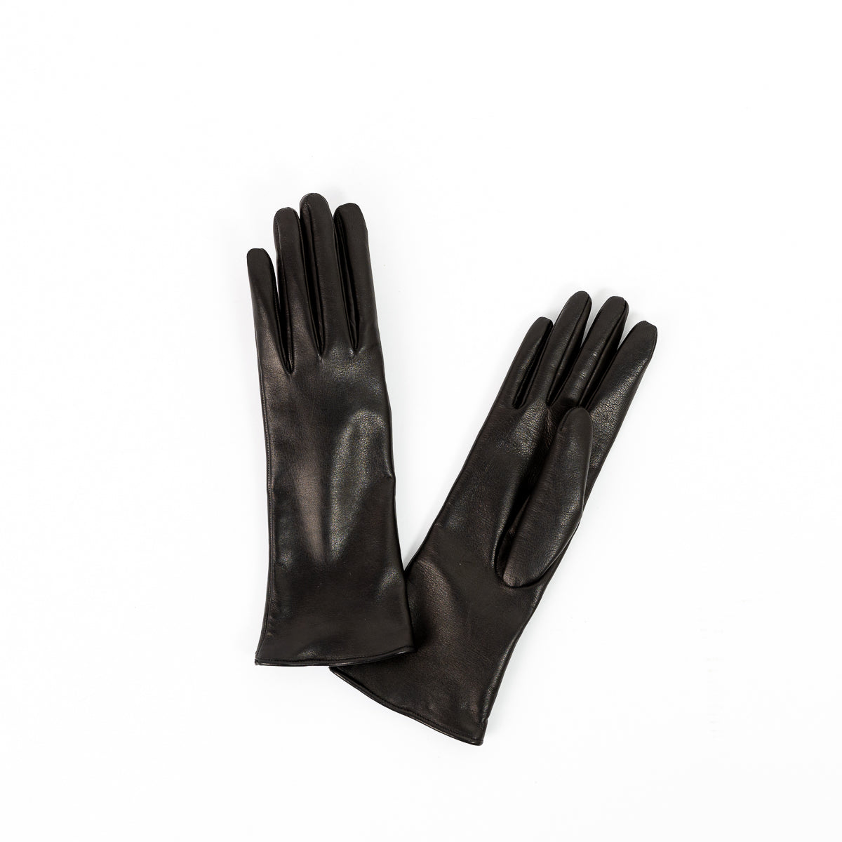 Naisten nahkakäsine, musta